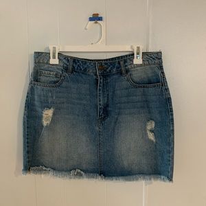 Forever 21 denim skirt, size large